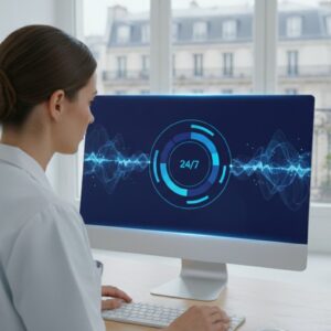 Assistante virtuelle IA 24/7 : Le guide complet pour les professionnels de santé en 2026